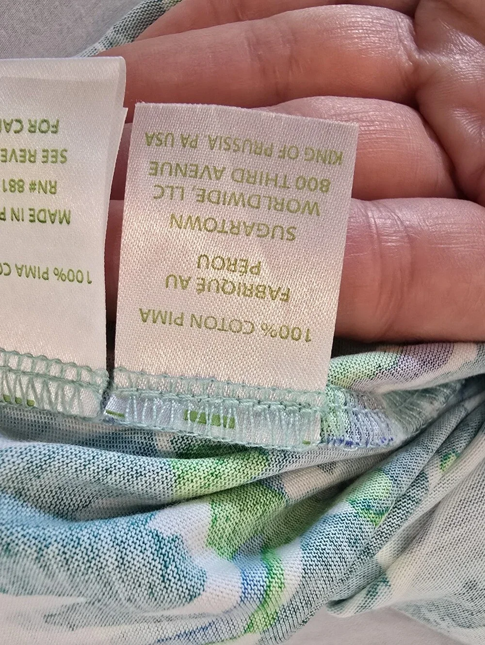 Lilly Pulitzer Women's Kenzie 3/4 Sleeve Cotton Dress Agate Green Lazy River Med - Picture 8 of 10